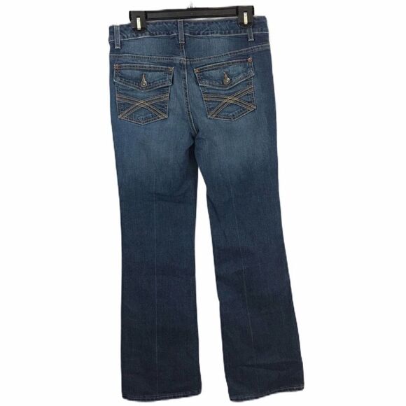 Tommy Hilfiger Freedom Boot Cut Denim Dark Blue Wash Jeans size 6R - Picture 2 of 5